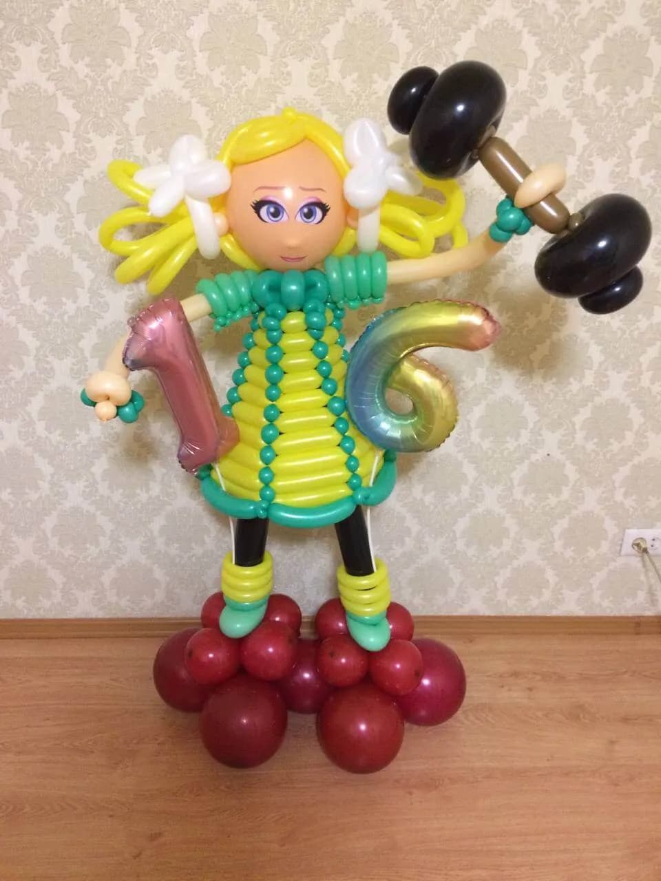 Фигуры из шаров — фото 18